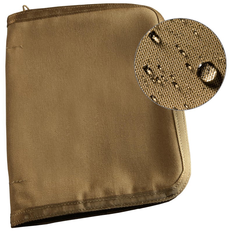 Rite in the Rain Weatherproof CORDURA Fabric, 1/2" Ring Binder Cover, 6.75" x 8.875", Tan Cover (No. C9200) - Image 4